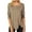 Coffee, variant on Womens Casual Long Sleeve Round Neck Button Tunic Tops