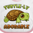 thumbnail image 4 of Inktastic Turtle-ly Adorable Cute Turtle Boys or Girls Baby Bib, 4 of 4