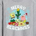 thumbnail image 3 of SpongeBob SquarePants - Merry Beachmas - Men's Long Sleeve T-Shirt, 3 of 6