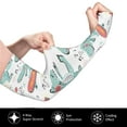 thumbnail image 3 of Fotbe Music Lover Dinosaur UV Sun Protection Arm Sleeves - Tattoo Cover Up - Basketball Arm Sleeve UPF 50 Cooling for Men Women, 3 of 8