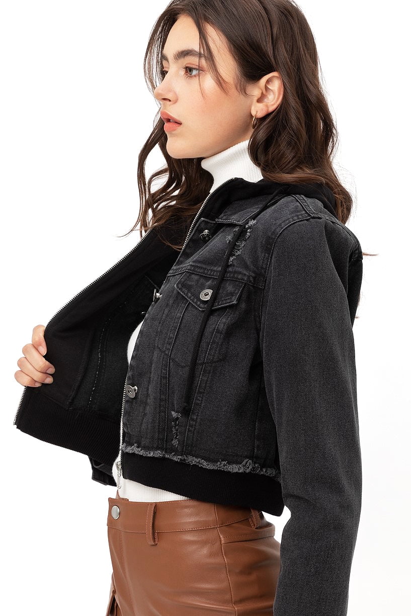 Love Tree Women's Juniors Denim Jacket 
