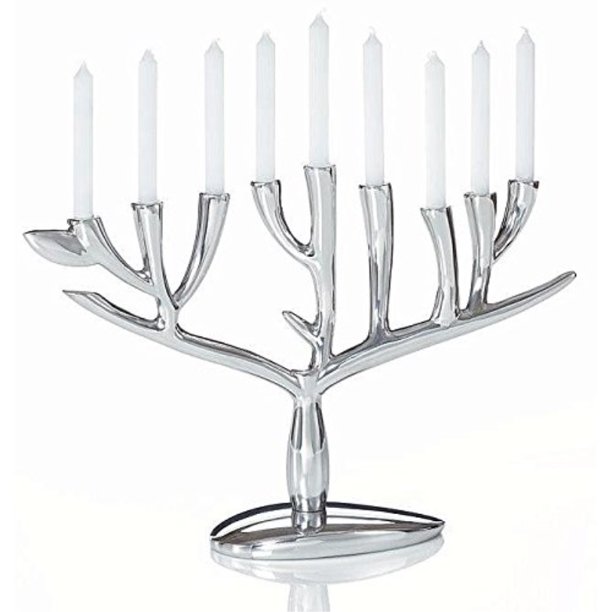 Nambe Tree of Life Menorah