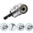 thumbnail image 4 of 7mm-19mm Universal Socket Grip Ratchet Wrench Power Drill Adapter & 105 Degree Right Angle Driver Extension Power Screwdriver Drill Bit Attachment, Repair Tool Gifts for Dad Men Fathers Day, 4 of 7