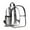 Black, variant on LSLJS Clear Bookbags Transparent Backpack Beach Bag Backpack for School, Work, Travel, Festival
