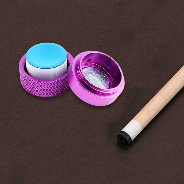 Lot De 2 Craies à Billard Poudre De Chocolat – Adhérence, Réduction Des Fautes, Pour Queues De Billard Et Snooker