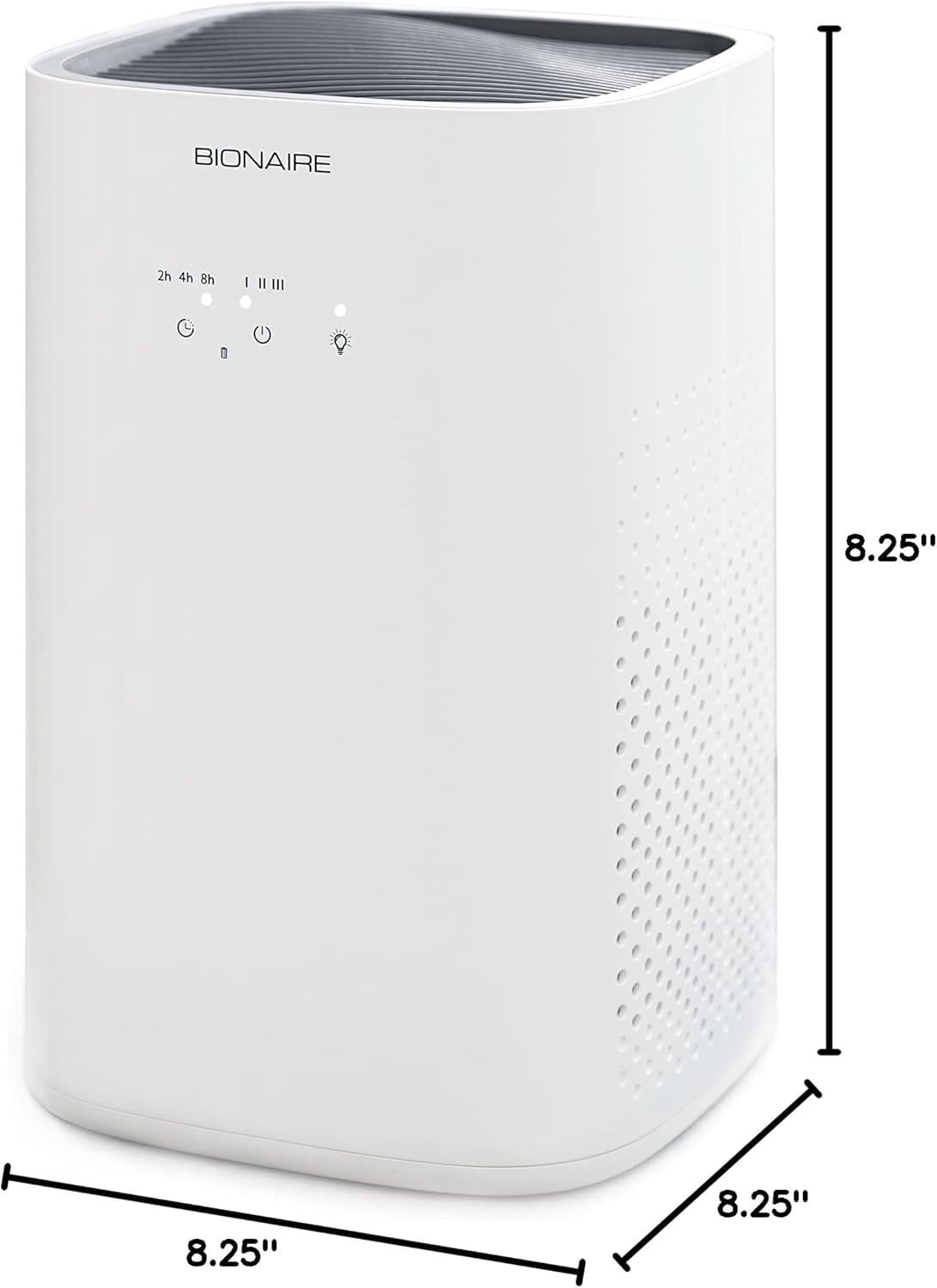 Bionaire True HEPA 360° Air Purifier for Allergens, Pets & Dust, 3