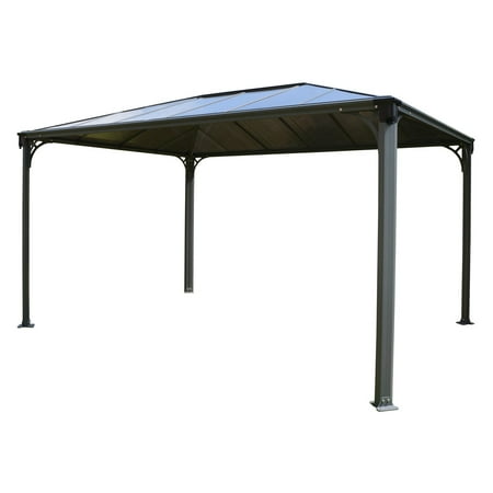 Palram Martinique Gazebo, 10' x 14', Gray/Bronze