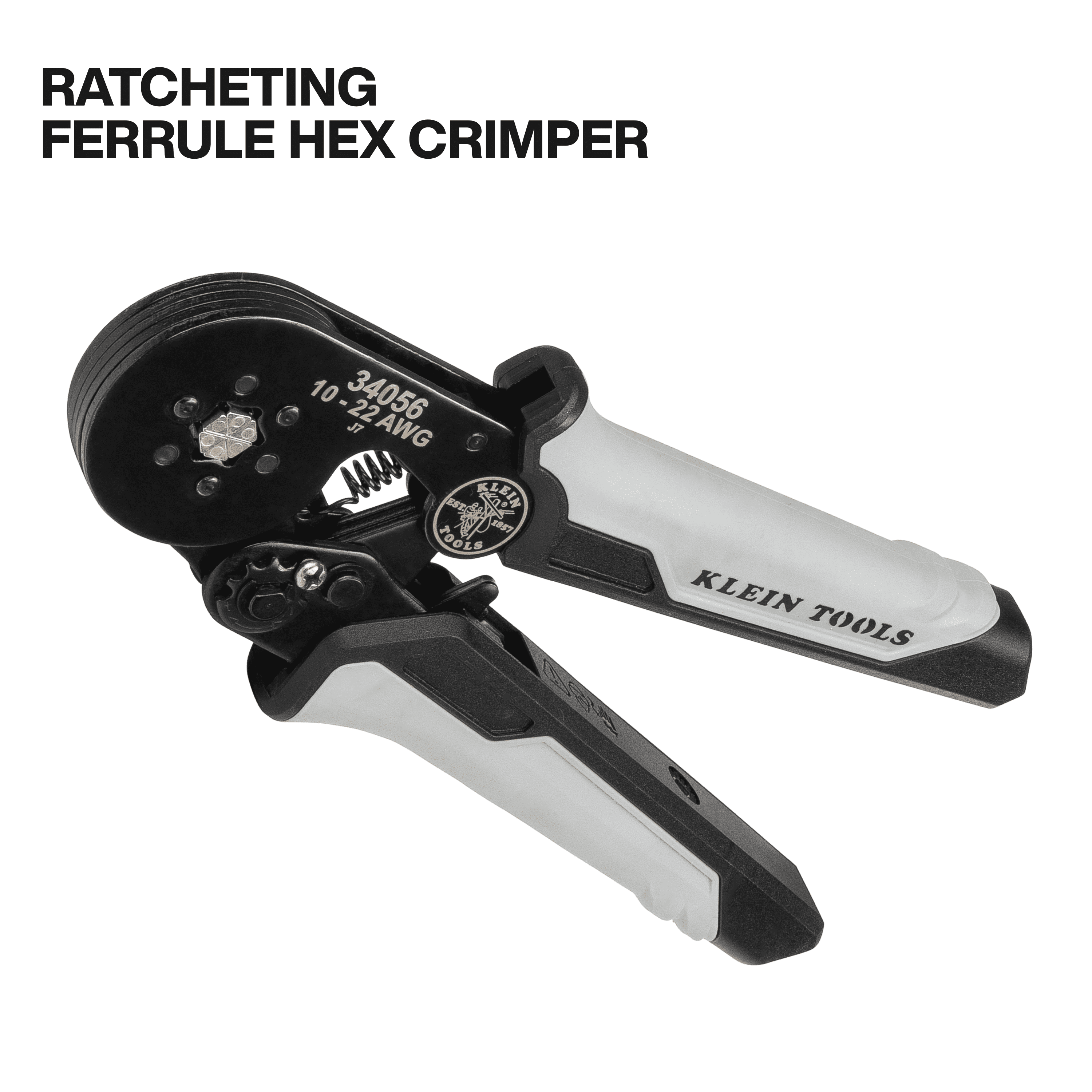 Klein Tools 34061 Ratcheting Ferrule Hex Crimper Set