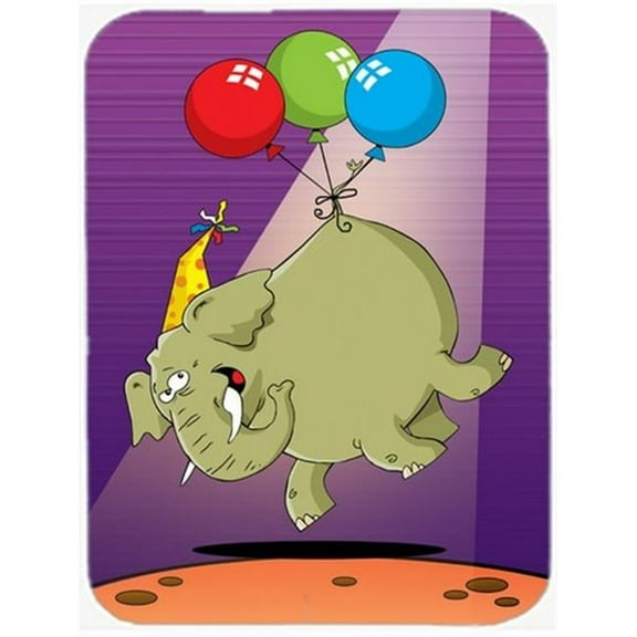 Carolines Treasures  Happy Birthday Elephant Mouse Pad - Hot Pad or Trivet