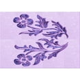 thumbnail image 1 of Ahgly Company Machine Washable Indoor Rectangle Transitional Purple Area Rugs, 8' x 12', 1 of 7