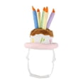 thumbnail image 2 of Adorable sombrero de pastel de cumpleaños para perros y gatos con 5 ves de colores, ropa para cabeza, sombreros para mascotas para cachorros, Zulema sombrero de pastel de cumpleaños, 2 of 8