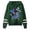 Green, variant on Arijit Singh Pocketless men's and women's trendy pattern casual long sleeved hooded sweatshirt