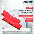 thumbnail image 2 of MACHINIST DDR4 RAM 8GB 16GB 2666HMz 3200mhz Desktop Memory with Heat Sink DDR4 RAM PC DIMM for All Motherboards, 2 of 4