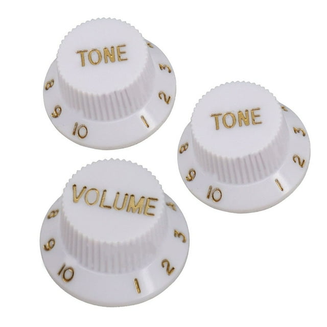 3 Pcs Guitars Strat Knob 1 Volume 2 Tone Control Knobs for Guitar Accessories