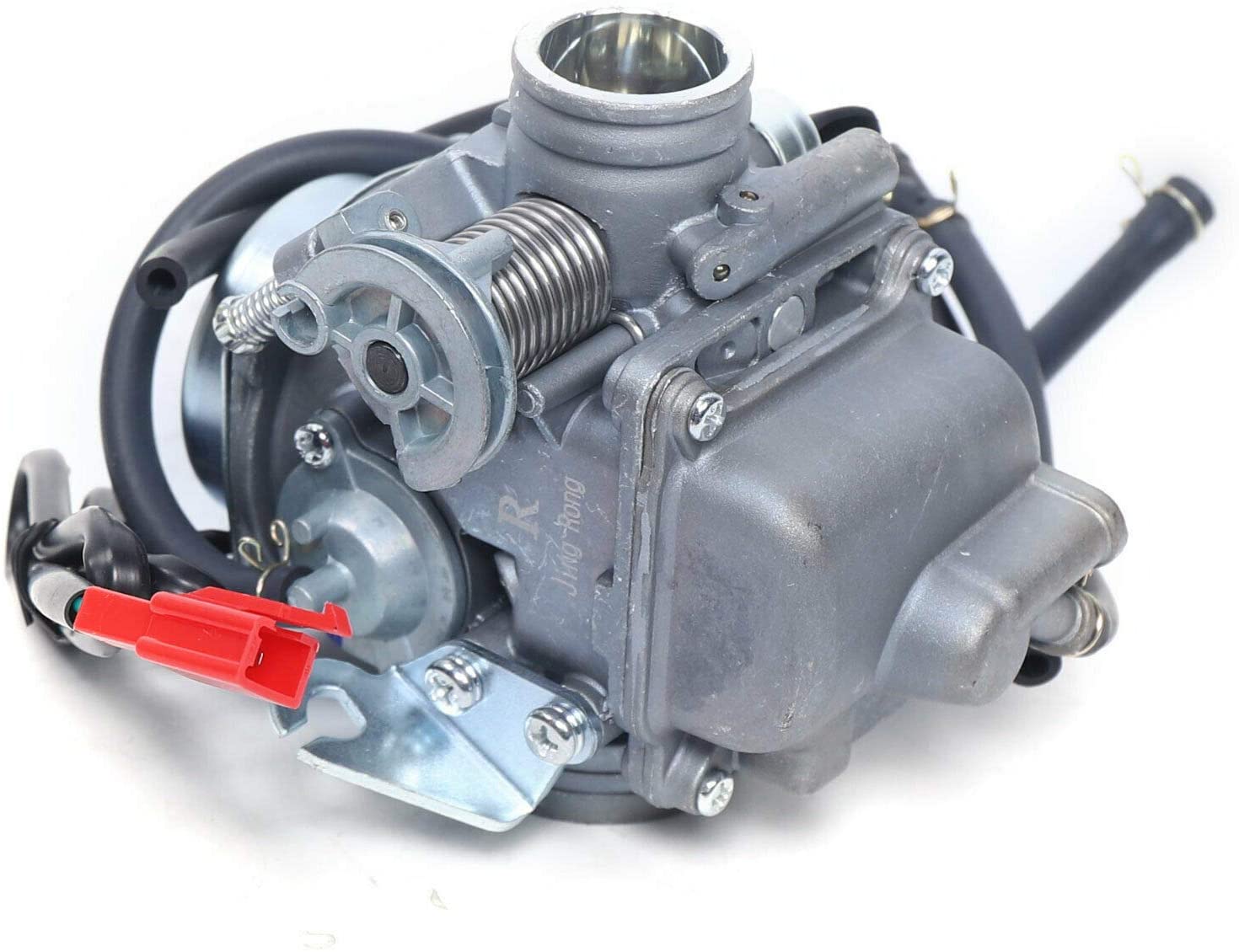 Fichiouy 150CC Single Cylinder 4-Stroke Complete Engine Motor Kit for Scooter ATV Go Kart Engine CVT Auto Clutch Motor Long Case