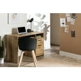 thumbnail image 3 of South Shore Tassio Computer Desk with Keyboard Tray, in Nordik Oak, 3 of 16