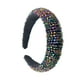 thumbnail image 2 of Sonducket Diademas con cuentas de cristal con purpurina, tocado de punto Flexible para el cabello, tocado para mujer, fiesta, colorido brillante Accesorio para el cabello negro colorido Sonducket AP010971-10B, 2 of 5