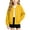 Yellow, variant on Little Girls Boys Long Sleeve Sweatshirt Snap Button Down with Side Pockets Loose Fit Soft Comfortable Casual Fall Outwear for Kids 4-15 Years