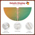 thumbnail image 3 of Daiia Orange To Teal Gradient Drawing Merry Christmas Tree Skirt , Xmas Large Lace-up Tree Skirt, Santa Snowflakes Rustic Home Decorations New Year Party Farmhouse Decor-30", 3 of 6