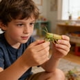 thumbnail image 7 of Grasshopper Shaped Toy Tabletop Decor, Wind-Up Interactive Insect Model Figurine Collection for Adult Gifts, Office & Home Shelves Decoration, 7 of 7