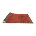 thumbnail image 2 of Ahgly Company Indoor Square Abstract Orange Modern Area Rugs, 4' Square, 2 of 4