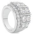 thumbnail image 2 of Pompeii 7Ct Diamond Men's Natural Diamond Band White Gold Wedding Ring (JK,I2-3), 2 of 3