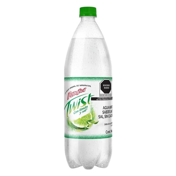 Agua mineral Peñafiel Twist toque de sal y limón 1 l