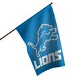 thumbnail image 1 of FOCO Detroit Lions NFL Solid Vertical Flag, 1 of 1