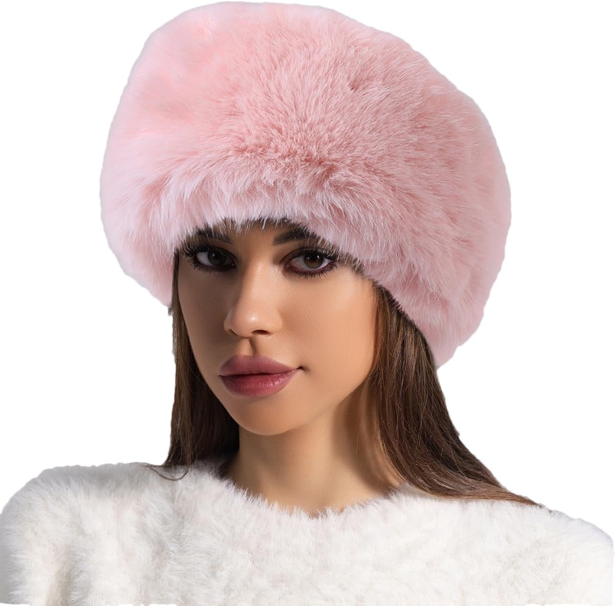 Faux Fur Siberian Headband Earmuff Women Fluffy Ear Warmer Futrzane Siberian Headband - Womens Faux Fur Headbands  main image 2