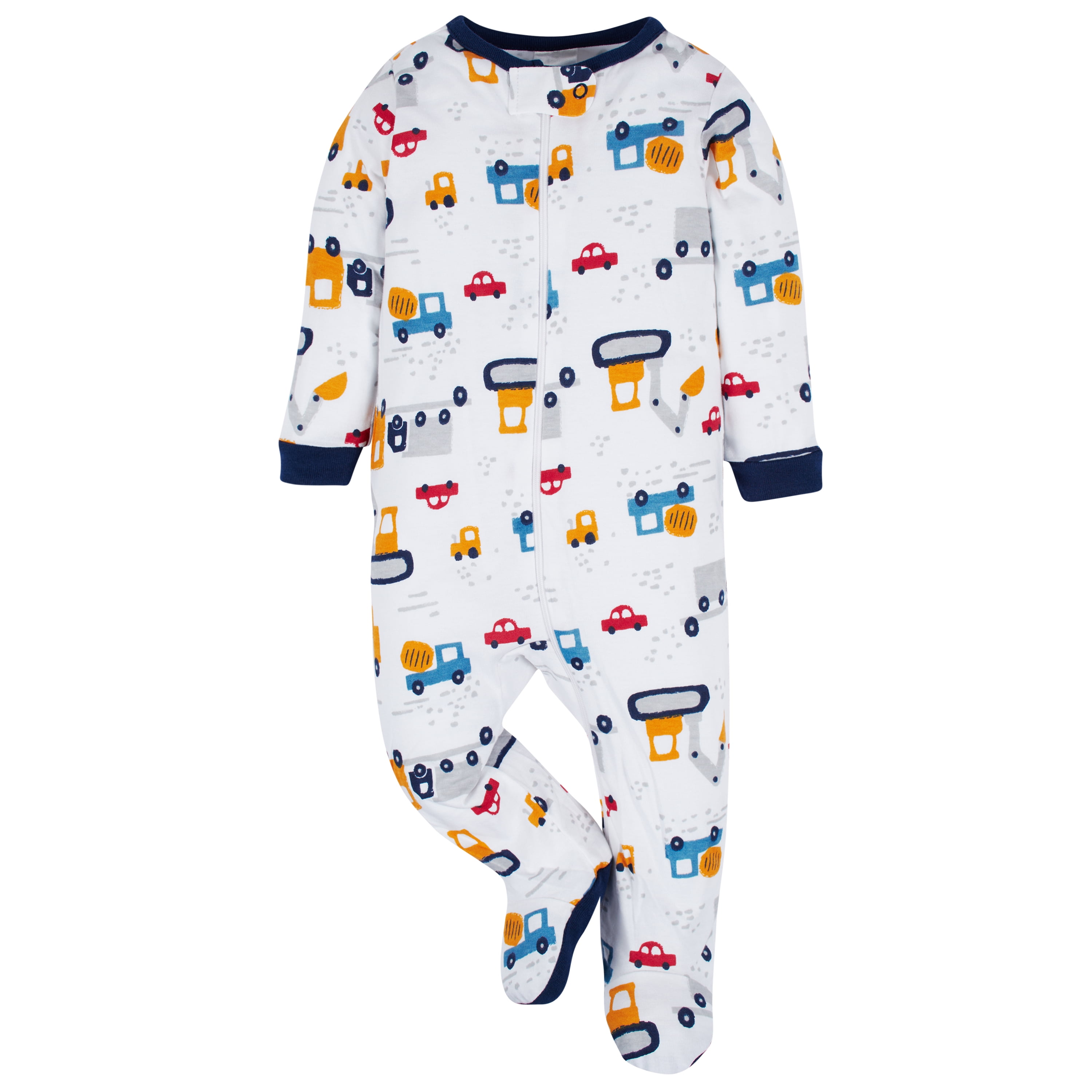 Onesies Brand Baby Boy Sleep 'N Plays Footed Pajamas, 4-Pack, Newborn - 6/9M