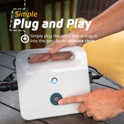 Dolphin (2026 Model) E10 Automatic Robotic Pool Vacuum Cleaner, Active Scrubber Brush, Ideal for Above-Ground Pools up to 30ft in Length