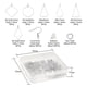 thumbnail image 3 of 196 PCS Kit para aretes 40 Ganchos para aretes de plata 80 Anillos abiertos 40 Espaldas para aretes 36 Suministros para aretes de aro, 3 of 9