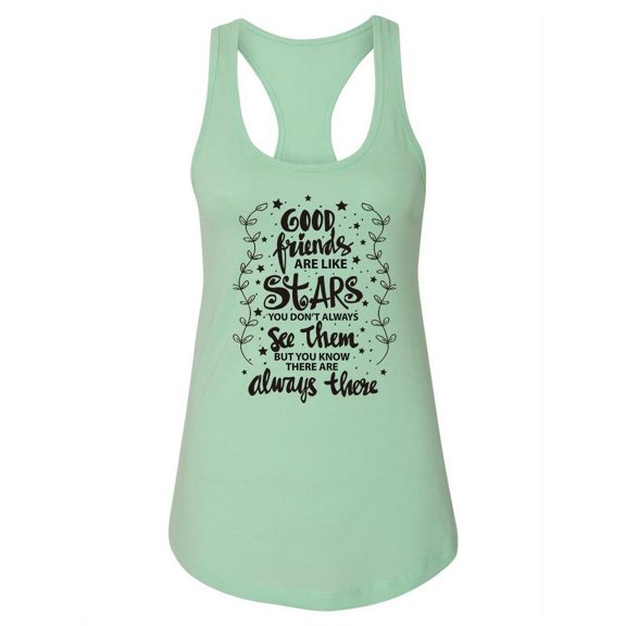 Good Friends Are Like Quote. Tank Women -Image by Shutterstock, Female Medium
