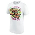 thumbnail image 2 of Men's White Charlotte Flair Top Girl Graffiti T-Shirt, 2 of 3