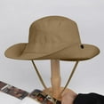 thumbnail image 2 of Waterproof Boonie Bucket Hat - Military Style Sun Hat Rain Camping Summer Fashion Sun Cowboy Hat For Men, 2 of 4