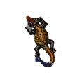 thumbnail image 1 of Multicolored Gecko Lizard Sculpture Creative Wall Bathroom Home Decor Indoor Outdoor 10CM, 1 of 9