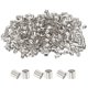 thumbnail image 1 of Uxcell 500 Pcs Cuentas de Tubo Crimpado, 2.5x2.5mm Cuentas de Cobre para Detener, Cuentas Espaciadoras Pequeñas para Aretes, Collares, Pulseras, Colgantes, Manualidades de Bricolaje, Plata, 1 of 6