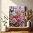 thumbnail image 6 of Qisvanset I Love MOM Floral Butterfly Canvas Print 15.75x11.81 Inches, 6 of 8