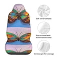 thumbnail image 4 of Sigee Oil Painting Beautiful Butterfly for Universal Car Seat Covers, Premium Car Seat Protector Set for Cars, SUVs, Trucks, 4 of 5