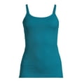 thumbnail image 4 of No Boundaries Ribbed Cami Top, 1 or 5-Pack, Women's, 4 of 5