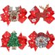 thumbnail image 1 of Pinzas para el pelo con lazo de Navidad, pasadores con lazo, diadema de lentejuelas para mujer, alce de reno de Papá Noel, sombreros de árbol de Navidad, banda para el pelo de pingüino, tocado, decora, 1 of 1
