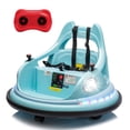 thumbnail image 6 of Xuanlur 12V Ride on Bumper Car for Toddlers, Electric Cars for Kids w/Parent Remote, Ride on Toys w/2-Speed, 2 Driving Mode, 360°Spin, Music, Lights, 5-Point Safety Belt, Blue, 6 of 8