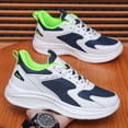 thumbnail image 3 of TIREOW Mens Sneakers Mesh Comfortable and Breathable Running Shoes Non-Slip Wear-Resistant Shock Absorption Suitable for Various Indoor and Outdoor Sports (12.5, Green), 3 of 5