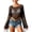 Black, variant on Women's Crochet Mesh Long Sleeve Fringe Hem Swim Cover-Up Top, See-Through Beach Blouse