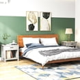thumbnail image 4 of Table de Nuit Grise Moderne avec Tiroir et Tablette de Rangement, Table d'Appoint Rustique Style Ferme pour Chambre et Salon, 4 of 7