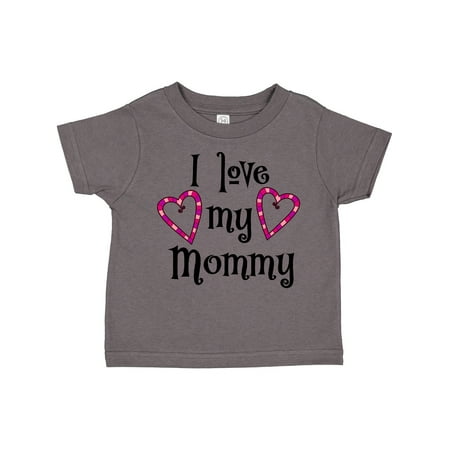 

Inktastic I Love My Mommy- Hearts Gift Toddler Boy or Toddler Girl T-Shirt
