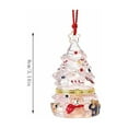 thumbnail image 3 of Aooww Acrylic Christmas Tree Decoration Pendant, Shatterproof Christmas Tree Ornaments, As Shown, 3 of 5