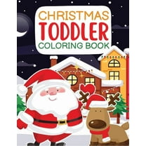 Christmas Toddler Coloring Book, (Paperback)