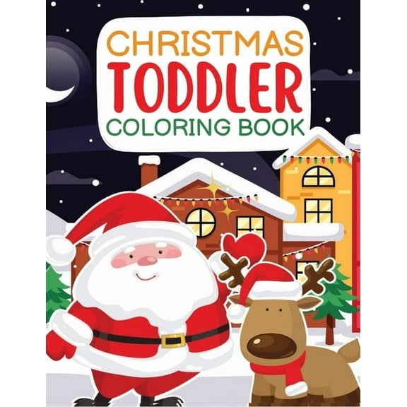 Christmas Toddler Coloring Book, (Paperback)