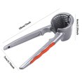 thumbnail image 3 of Nutcracker Pliers Alloy Nut Opener | Ergonomic Non-Slip Metal Handle | Heavy Duty Walnut Pecan Hazelnut Almond Chestnut Tool | No Deformation | Easy Clean | Silver | 15x3.5cm, 3 of 7